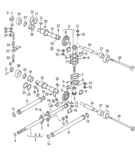 Diagram 103-032 Porsche Macan (95B) MK1 (2014-2018) Motor