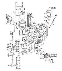 Motorsmering - M 67 001 >>, M 81 201 >> - (Model: 1600, 1600 S) 356, 356A 1950-1959