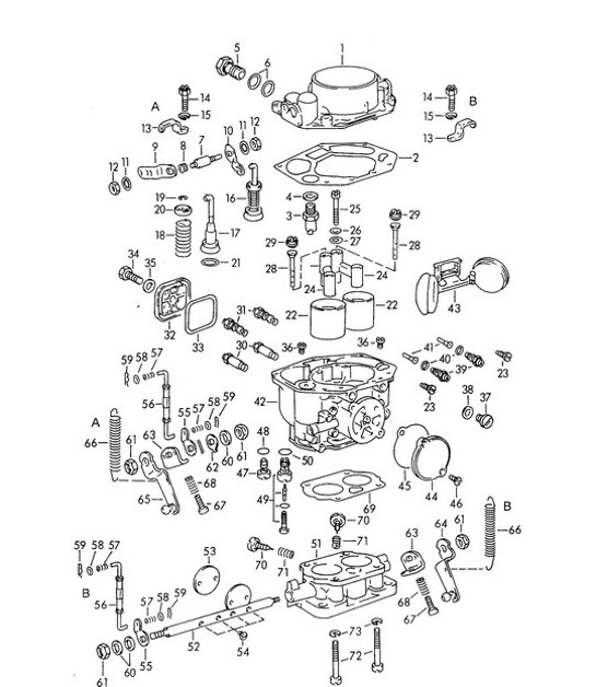 Diagram 107-025 Porsche Boxster GTS 718 2.5L PDK (365 Bhp) 05/2017>> Engine