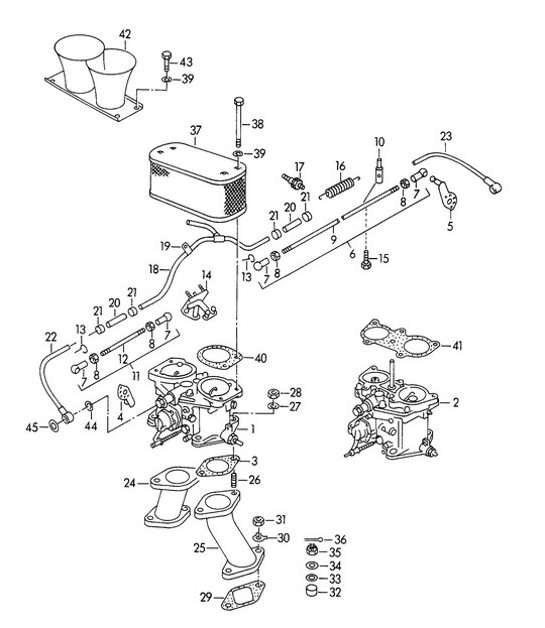 Diagram 107-040 Porsche Macan (95B) MK1 (2014-2018) Motor