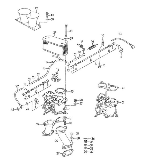 Diagram 107-042 Porsche 997 MKII GT3 2010-11 Motor
