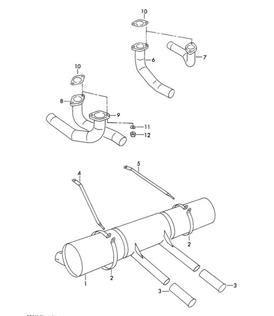 Diagram 202-012 Porsche 928 (1978-1995) 