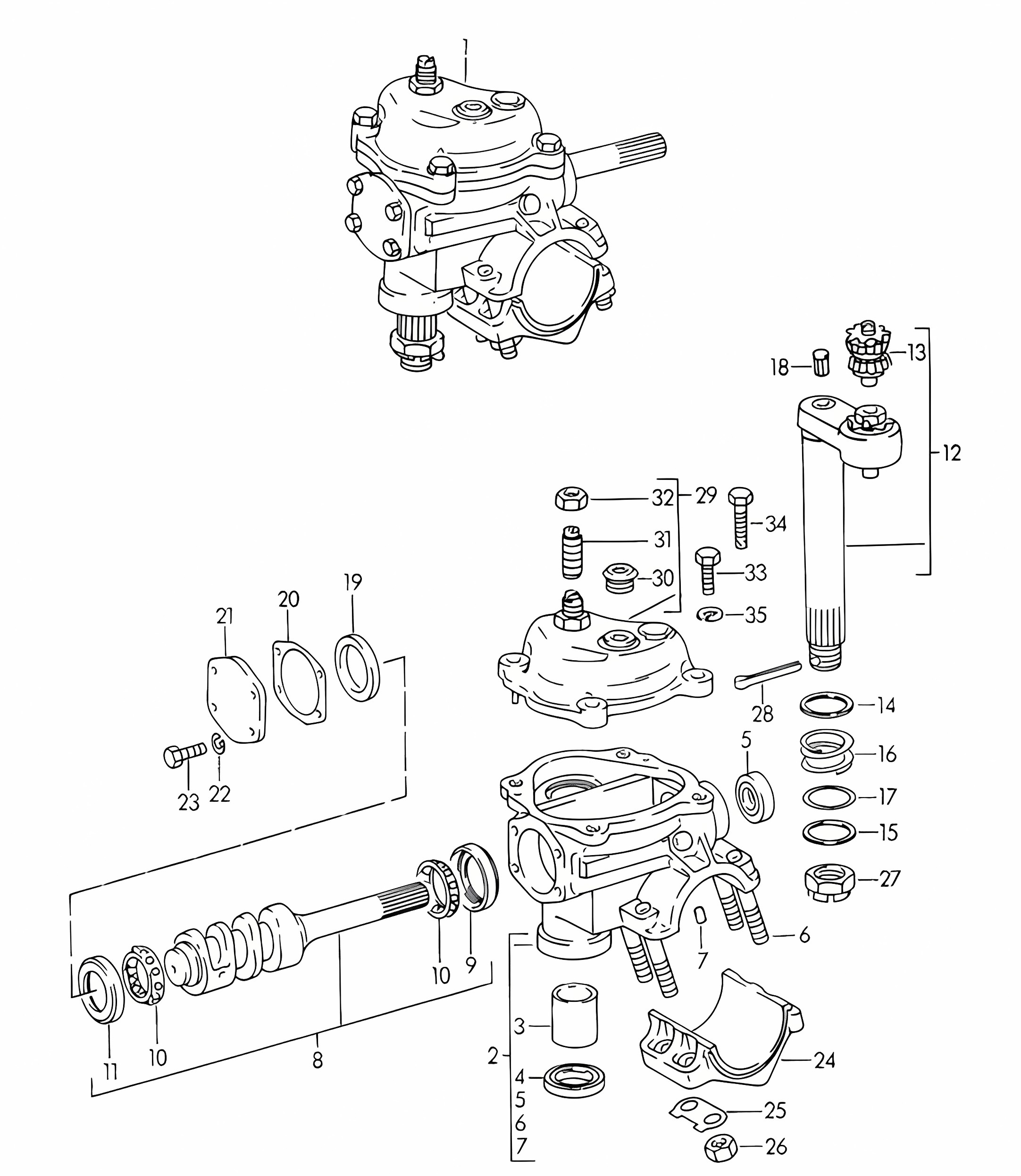 Steering gear 356A 1955-59