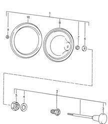 Valve (Model: 356 A:COUPE CABRIO) 356A 1955-1959
