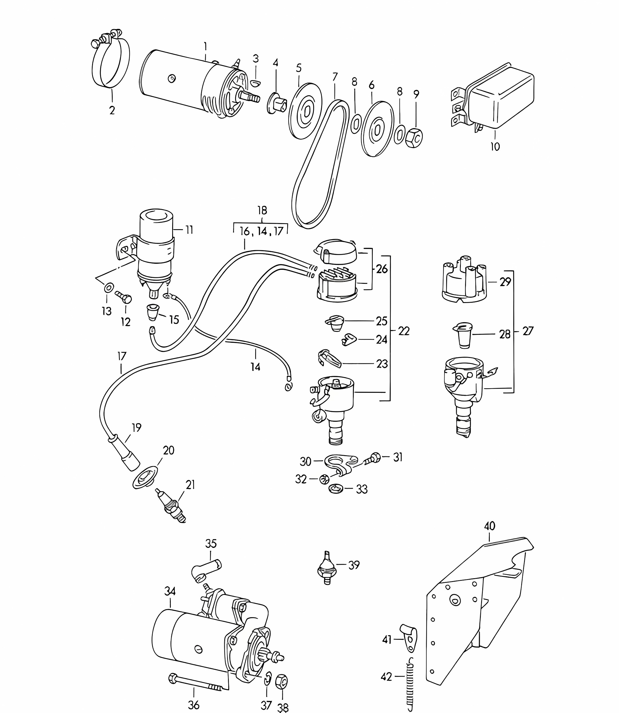 Electrical equipment / Engine  356 / 356A  1950-1959
