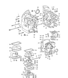 Crankcase (Model: 1600-SC)  356B / 356C 1960-1965