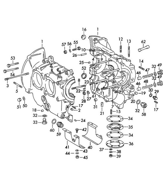 Diagram 101-010 Porsche Macan (95B) MK1 (2014-2018) Motor
