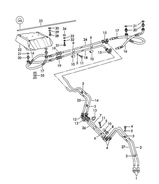 Diagram 104-020 Porsche Macan (95B) MK1 (2014-2018) Engine