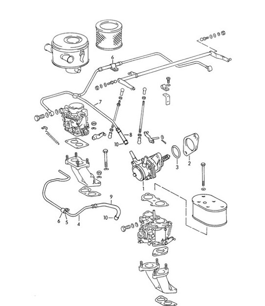 Diagram 107-005 Porsche 911 & 912 (1965-1989) Engine