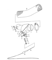 Alimentation en air de chauffage 356B / 356C 1960-1965