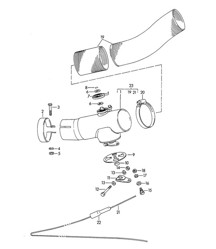 Alimentation en air de chauffage pour (D) (S) 356B / 356C 1964-