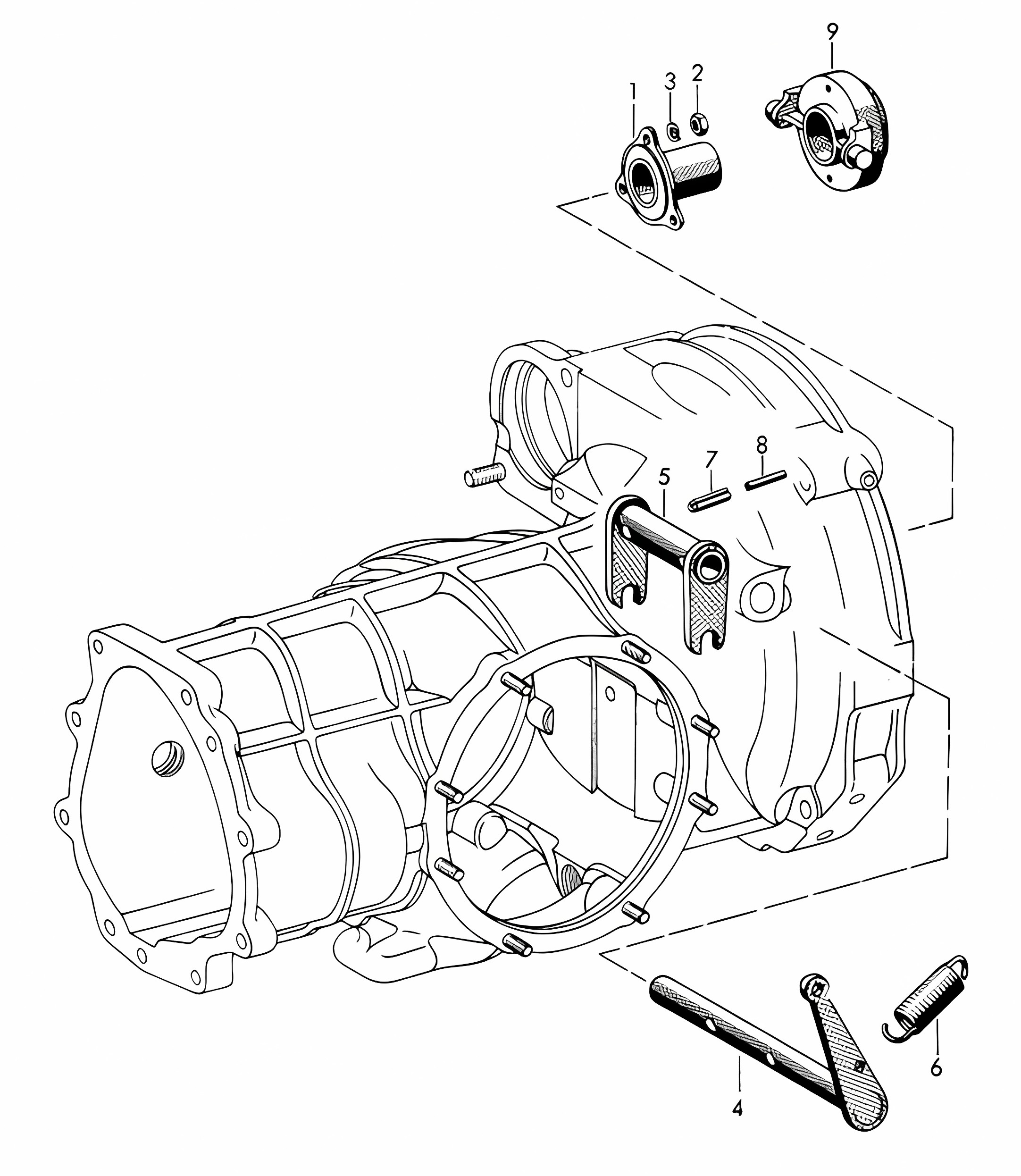 Clutch release 356B / 356C 1960-1965