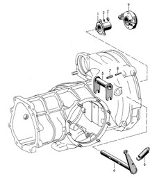 Koppelingontkoppeling 356B / 356C 1960-1965