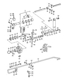 Assale anteriore / SCHMIERSTOFFE 356B / 356C 1960-1965