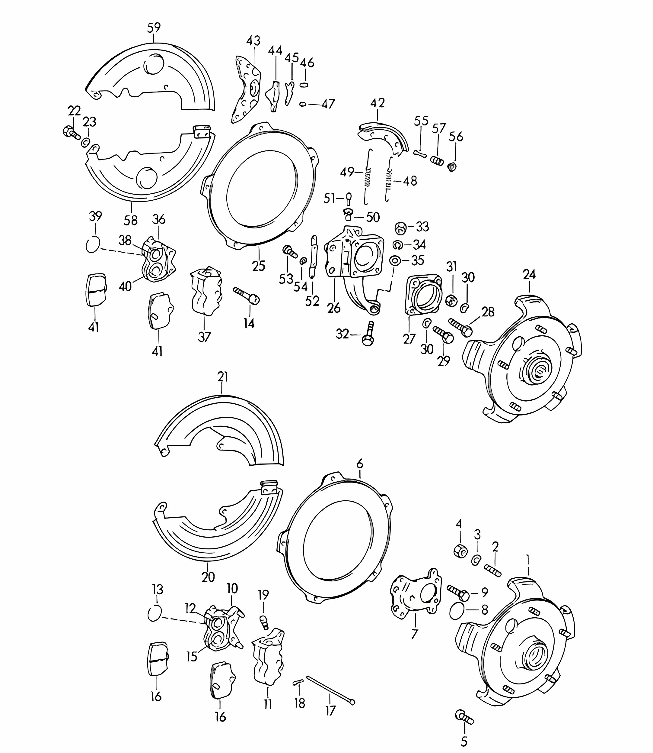 Brake (Model: CARRERA 2000)  356B / 356C >>1963