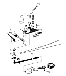 Control de transmisión 356C 1960-1965
