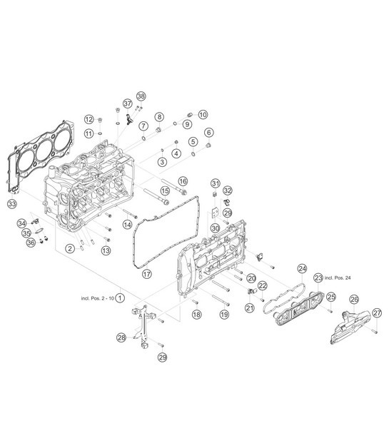 Diagram 1.1-06 Porsche 911 & 912 (1965-1989) Engine