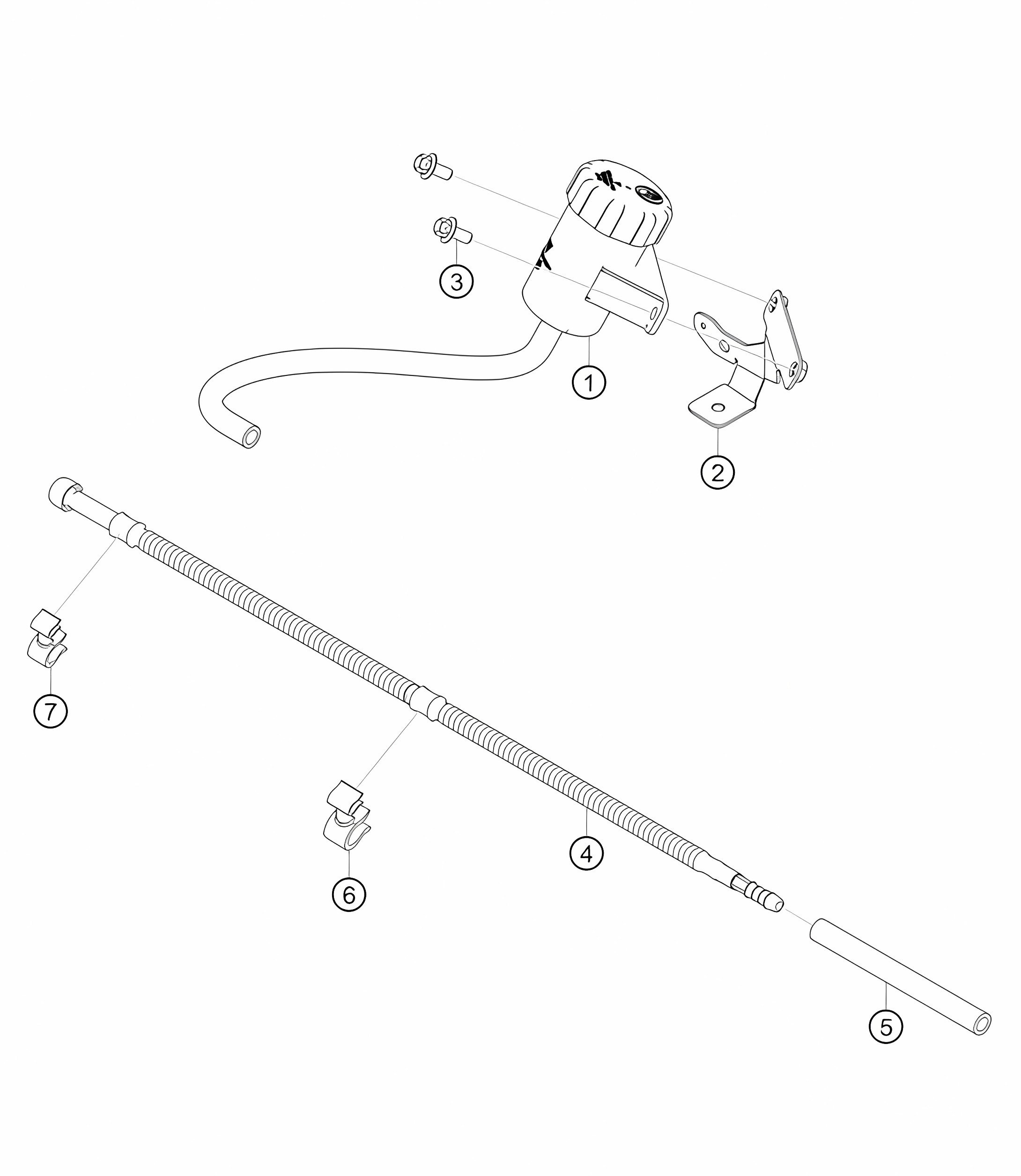 Ventilation line 718 Cayman GT4 RS Clubsport 2020-2024