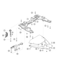 Front axle 718 Cayman GT4 RS Clubsport 2020-2024