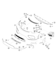 Font-end covering 718 Cayman GT4 RS Clubsport 2020-2024