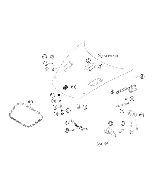 Diagram 8.8-18 Porsche 911 1978-1983 3.0L / SC Body