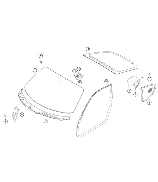 Diagram 8.8-23 Porsche 911 1978-1983 3.0L / SC Body
