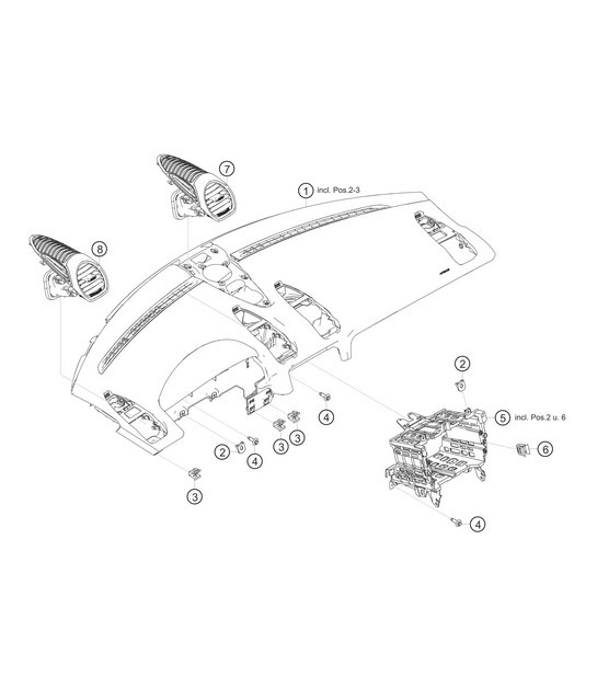 Diagram 8.8-25 Porsche 911 1978-1983 3.0L / SC Body