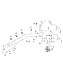 Koelmiddelleiding en compressor 718 Cayman GT4 RS Clubsport 2020-2024