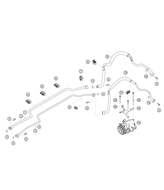 Diagram 8.8-34 Porsche Macan (95B) MK1 (2014-2018) Carrozzeria