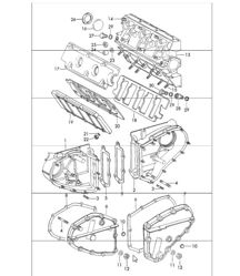 chain case, camshaft housing  911 1965-69