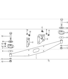 engine suspension rear not for (S) + (D) F >> 074 6699, for (S) + (D) F >> 083 2813. For 912 UPTO 1961