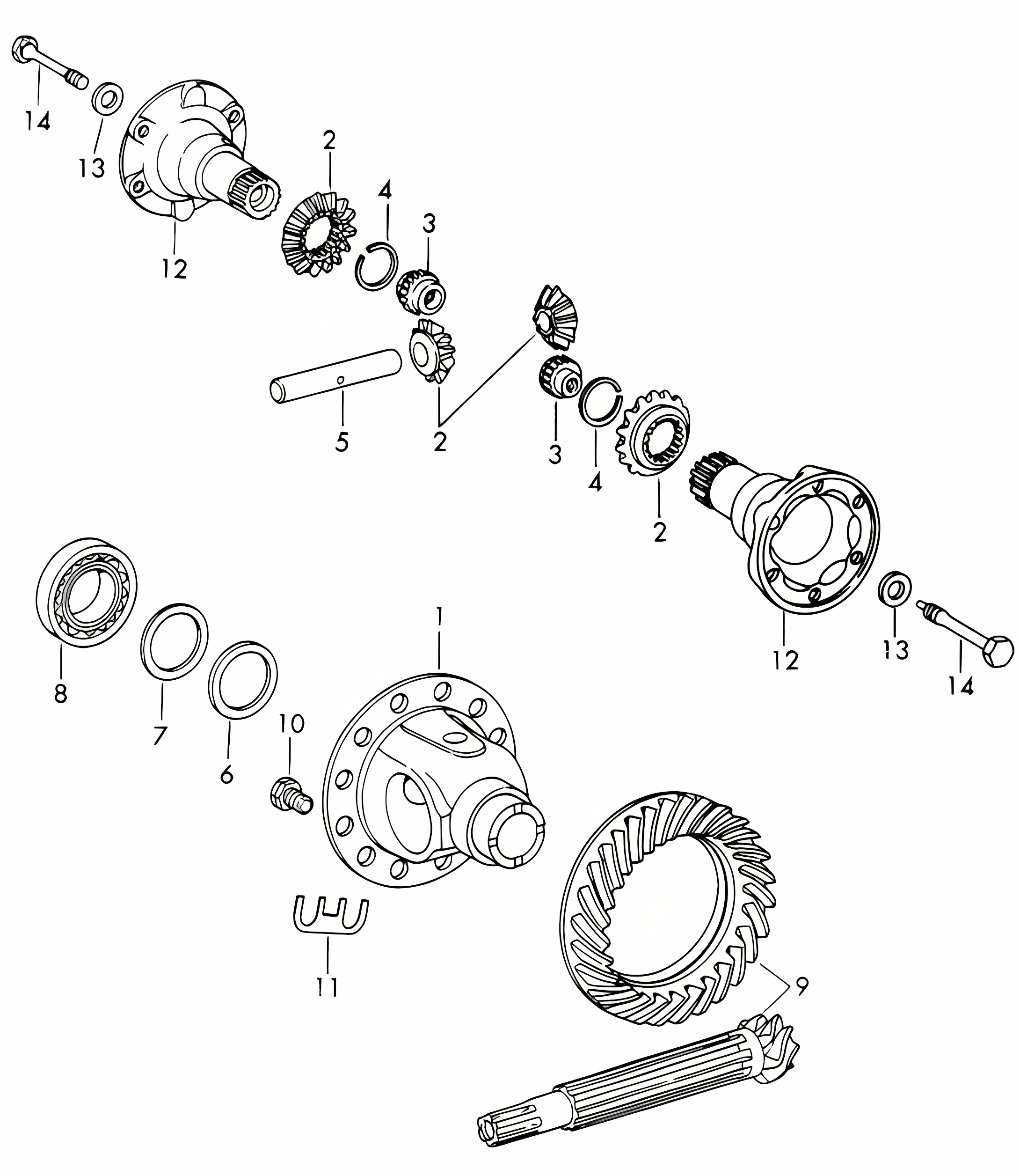 differential for 911 TU / 912 1968