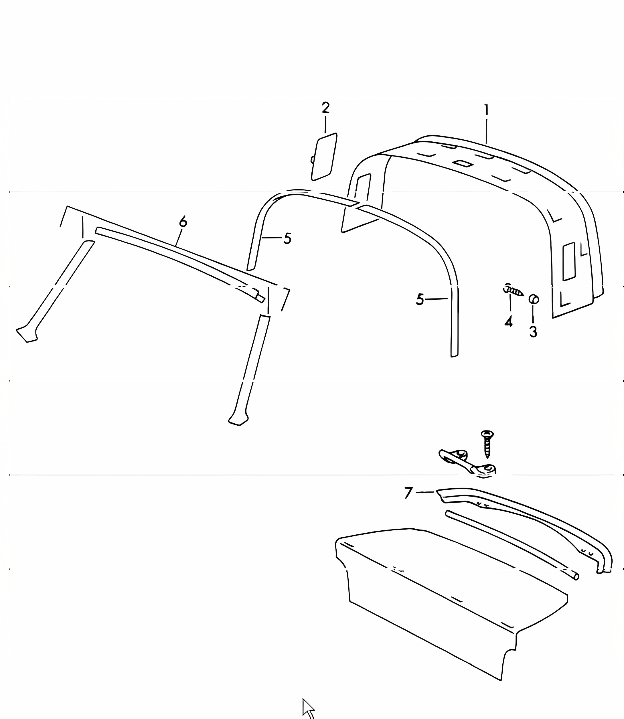 interior equipment roof 911 TARGA 1965-69