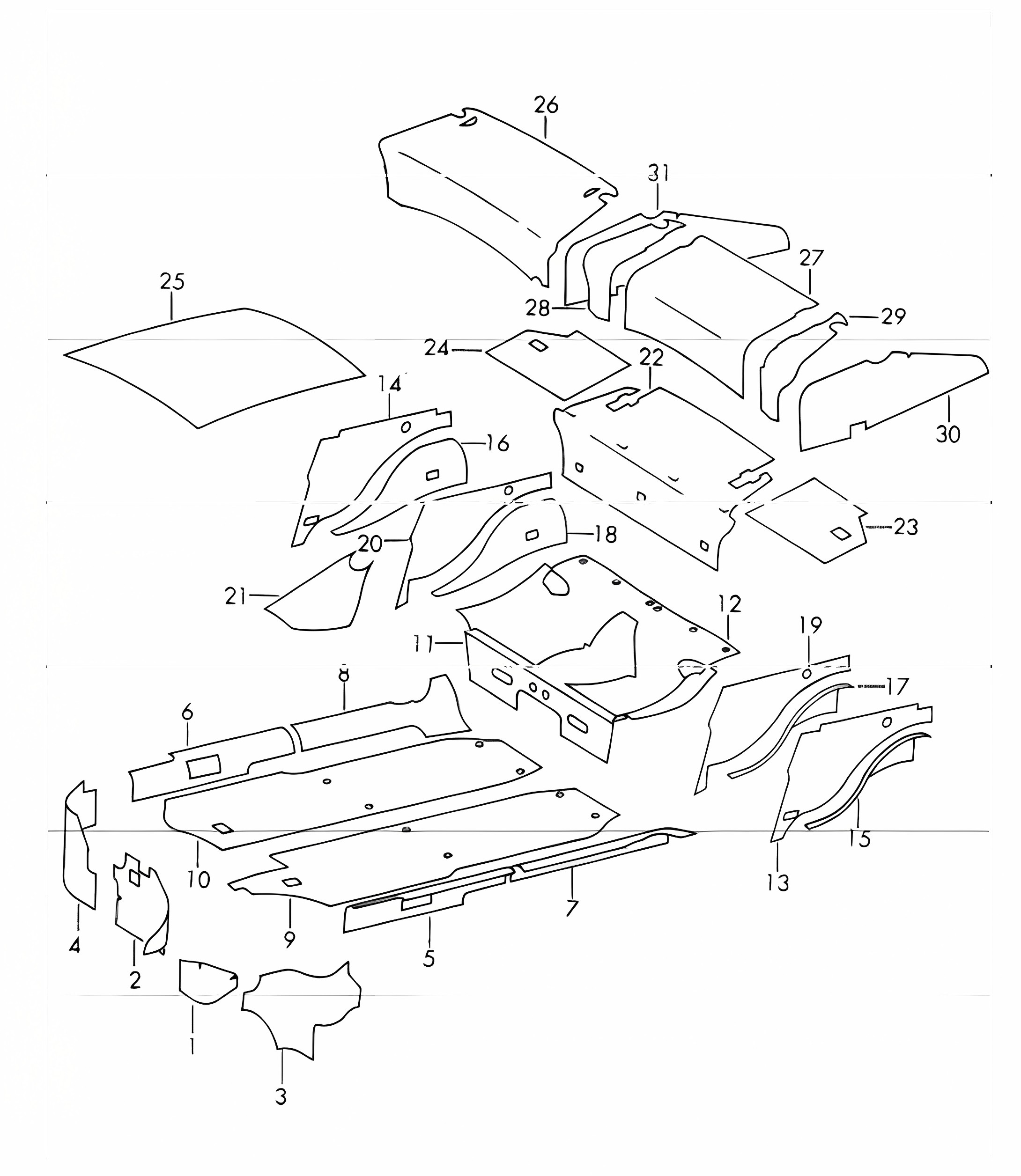 body insulation 911 1965-69