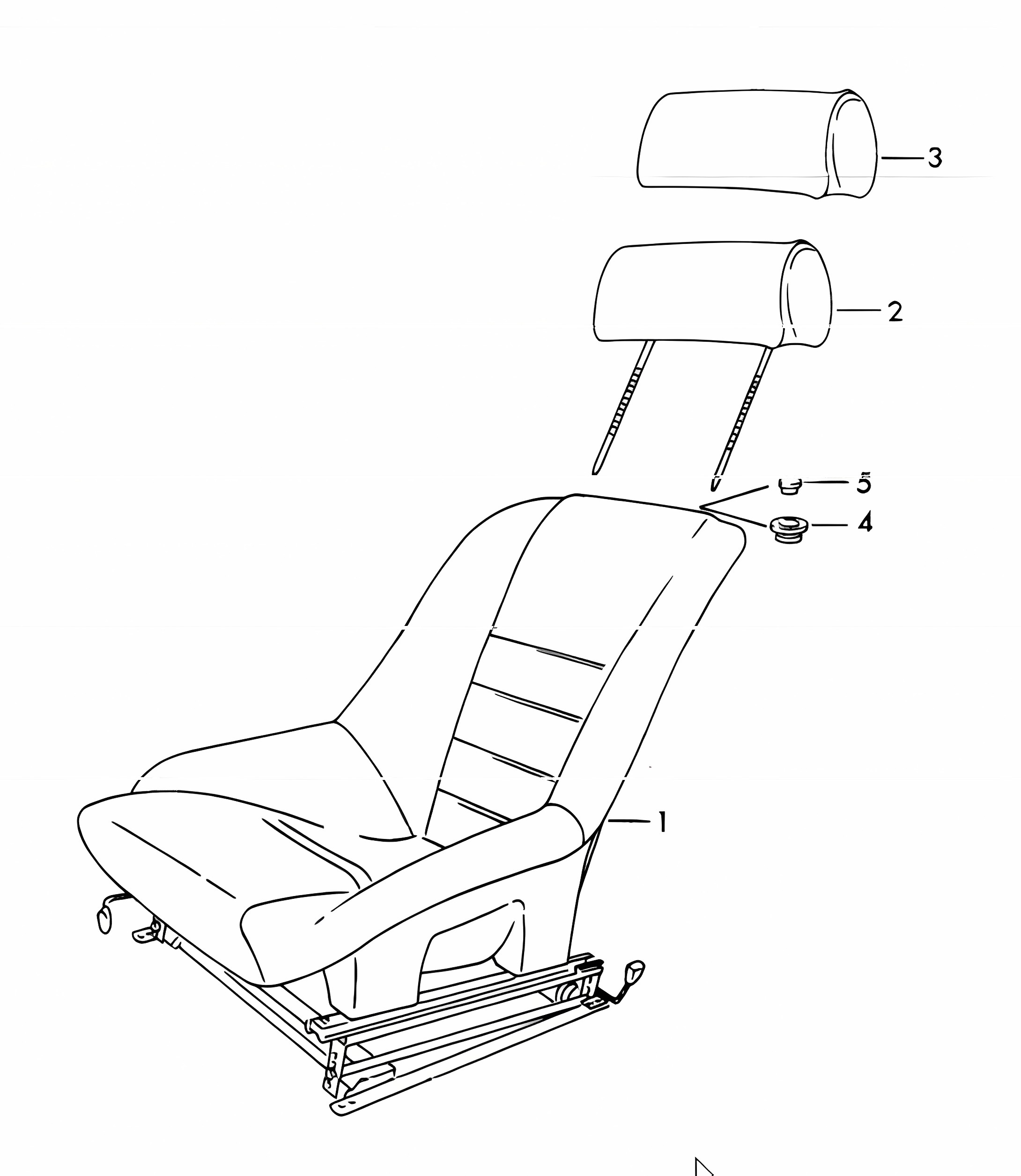 bucket seat 911 1965-69