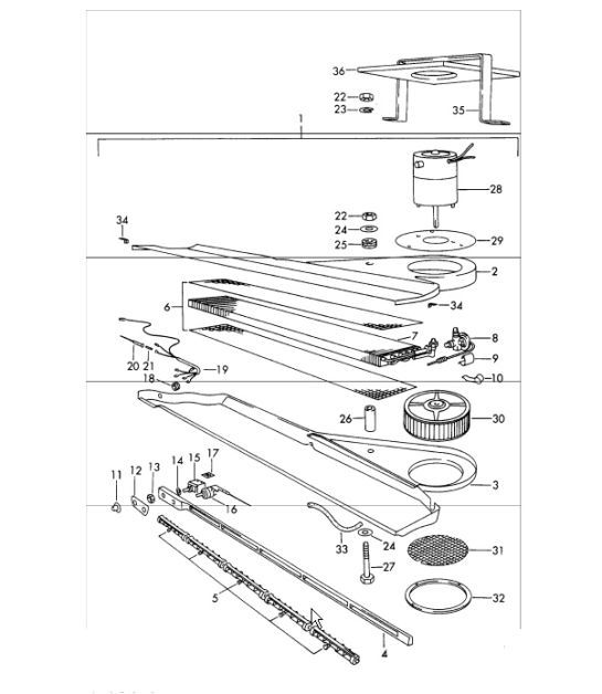 evaporator, air conditioner for 911 /L/S/TU upto 1968 912 1966 onwards
