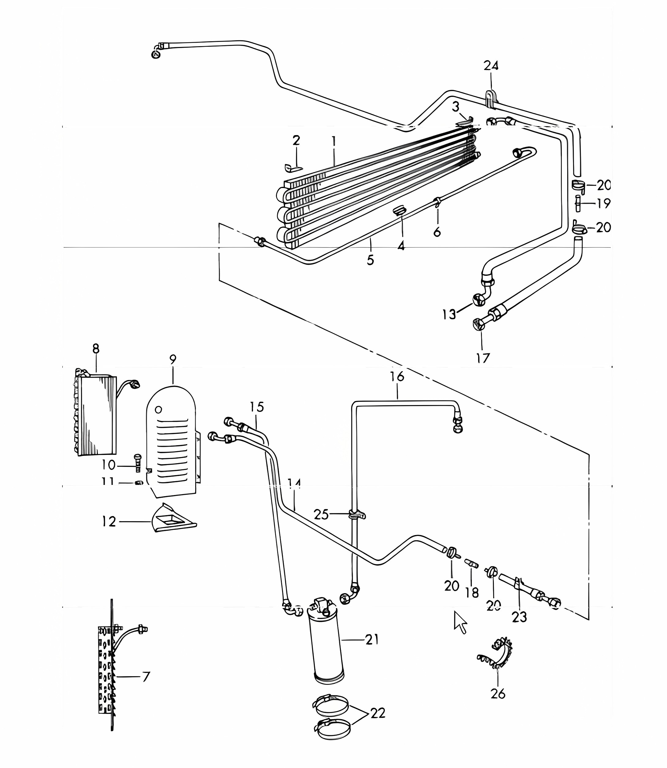 refrigerant circuit air conditioner 911 /L/S/TU and 912 upto 1968