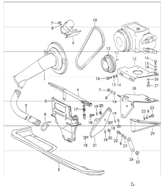 Diagram 813-85 Porsche 997 MK1 Carrera 4 3.6L 2005-08 Body