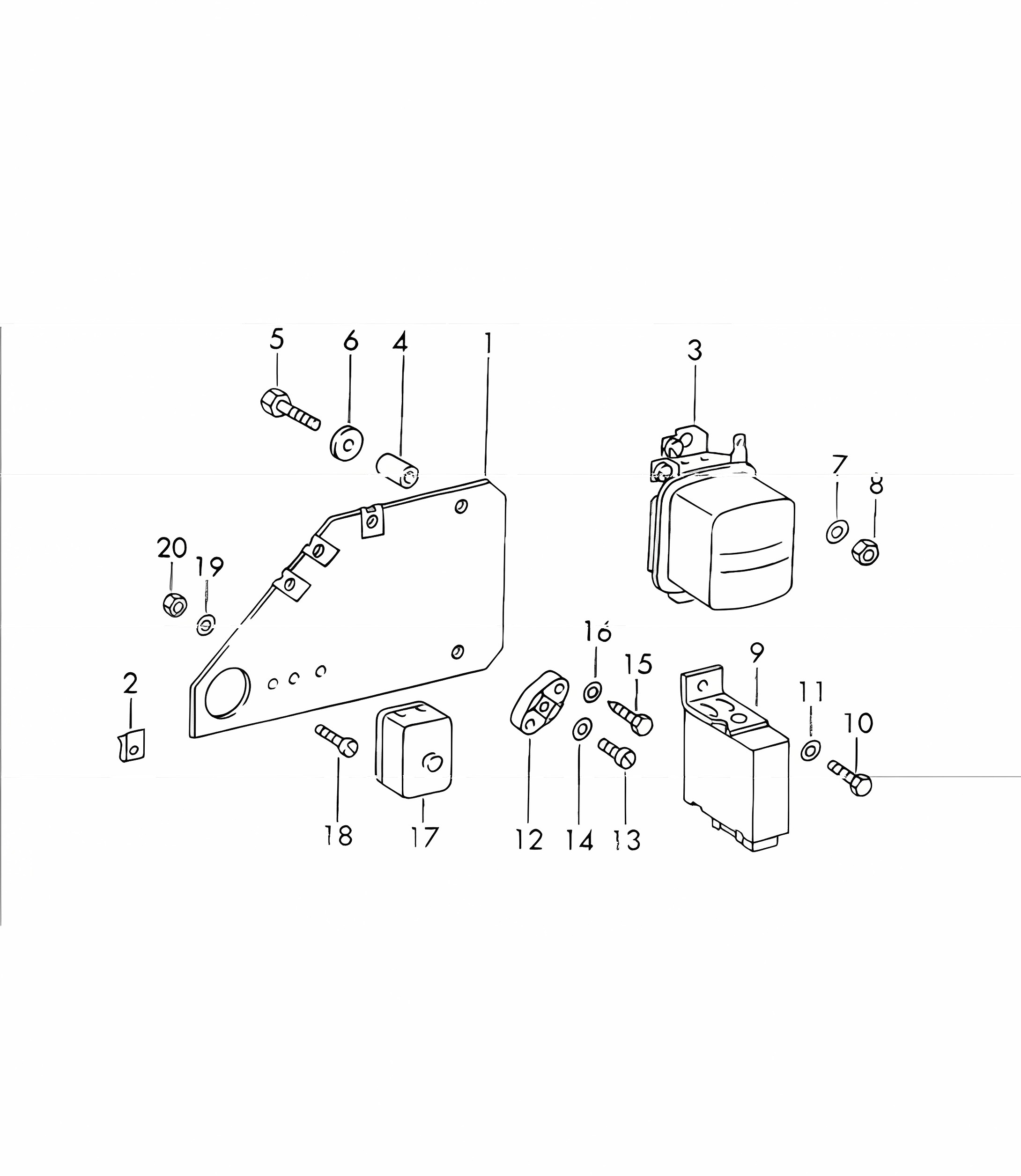 mounting plate 912 1965-69