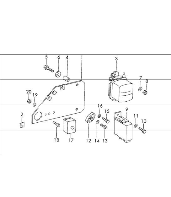 Diagram 901-15 Porsche 924S 2.5L 1986-87 