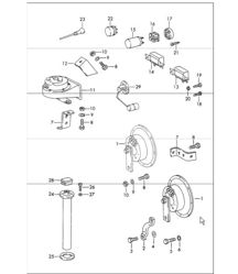horn relay 911 1965-69