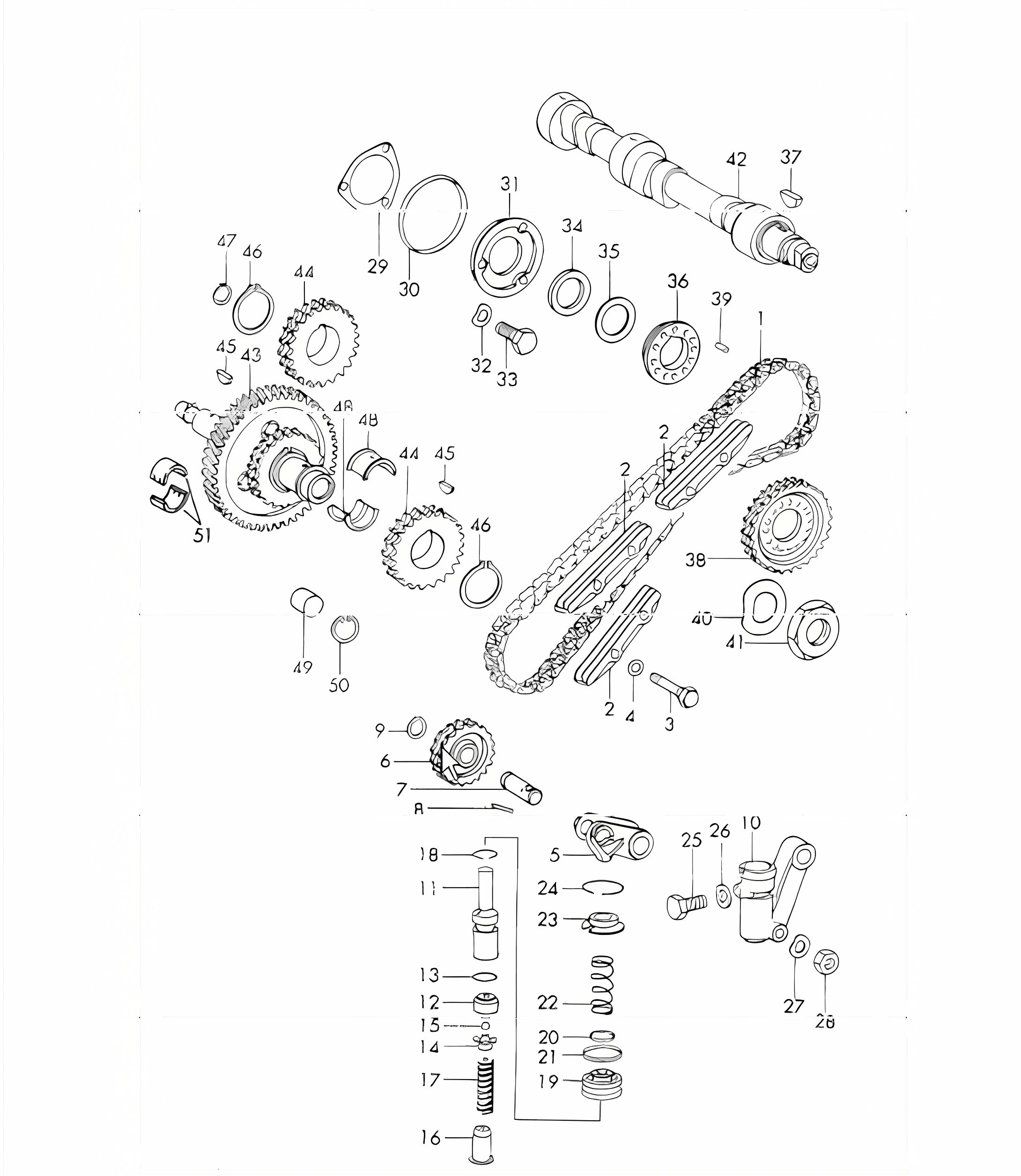 valve control right 911 1970-73