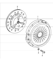 clutch 911 1970-73