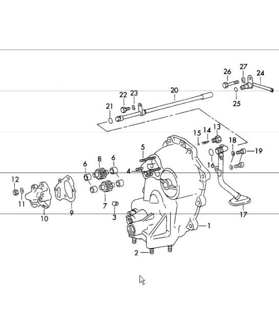 Diagram 302-30 Porsche 997 (911) MK1 2005-2008 Transmission