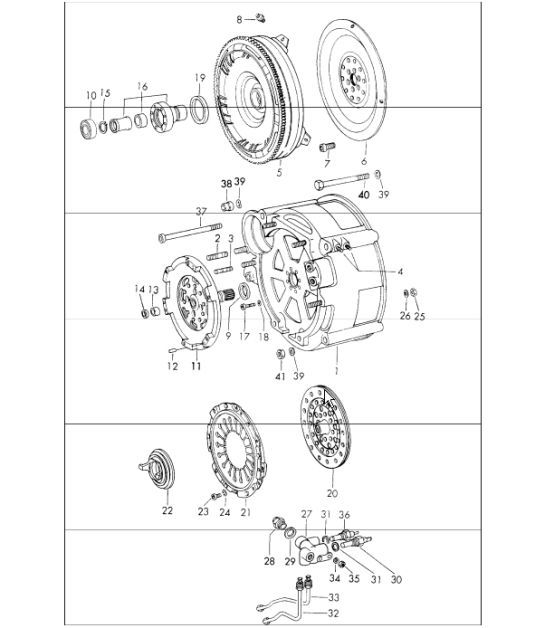 Diagram 306-00 Porsche Cayman 2.7L 981 2013-16 Transmission