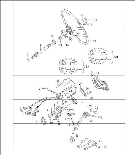 Diagram 403-05 Porsche 944 2.7L 8V 1988-89 