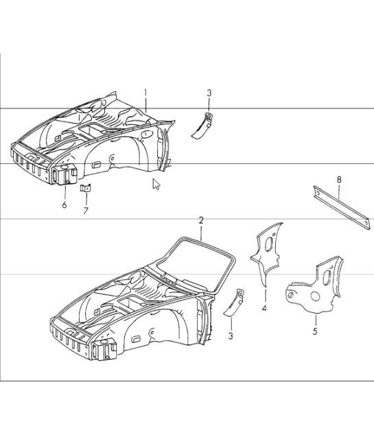 Body front section 911 1970-73