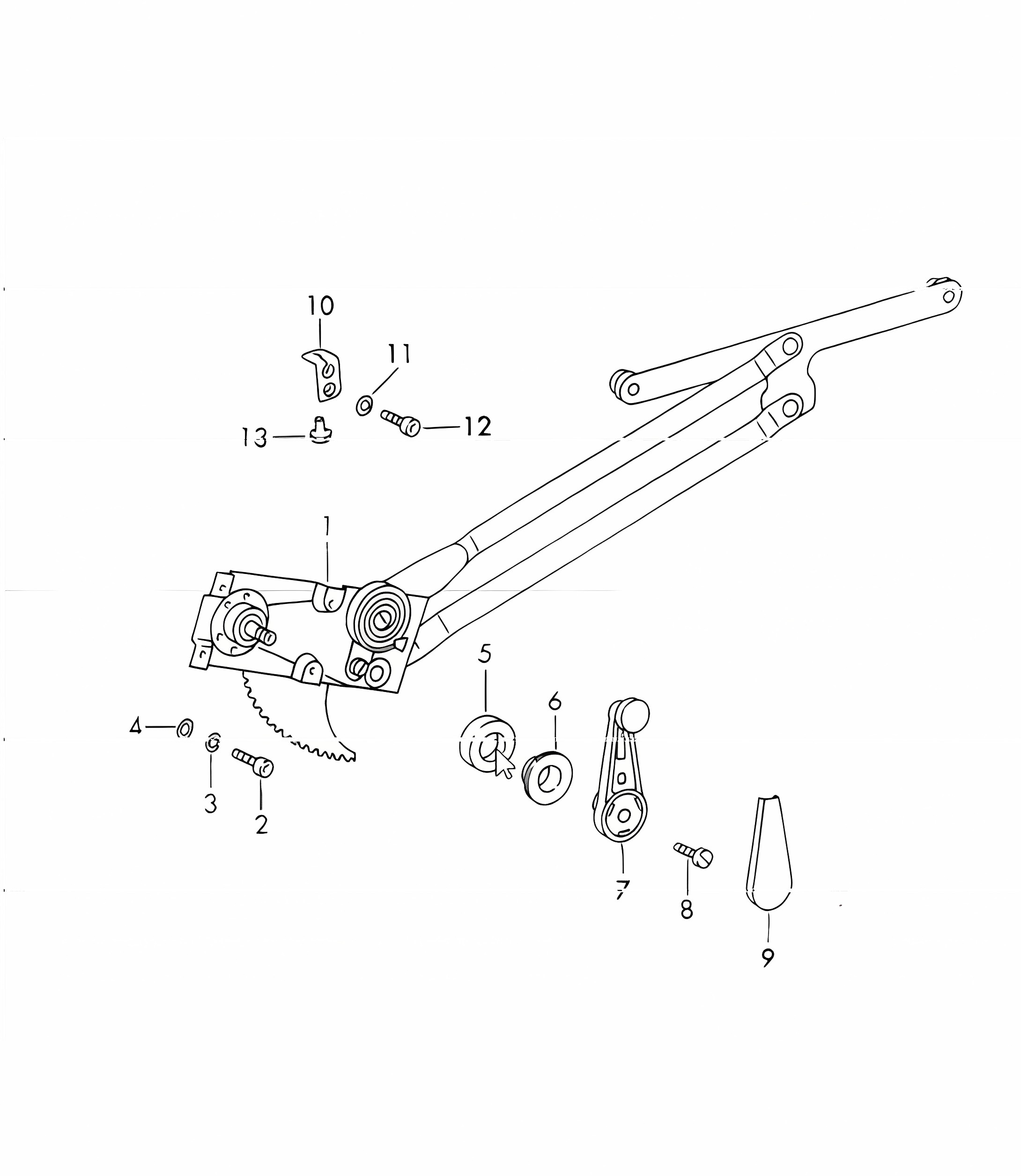 Power windows mechanical 911 1970-73