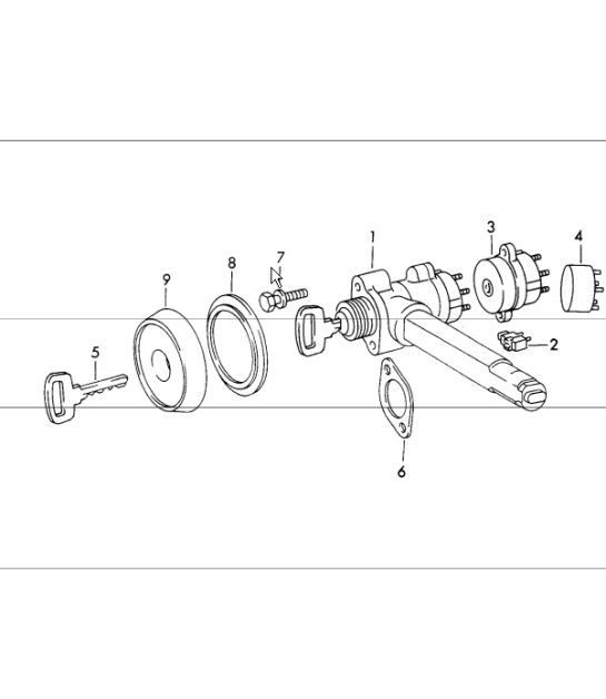 Diagram 903-00 Porsche 911 & 912 (1965-1989) Electrical equipment