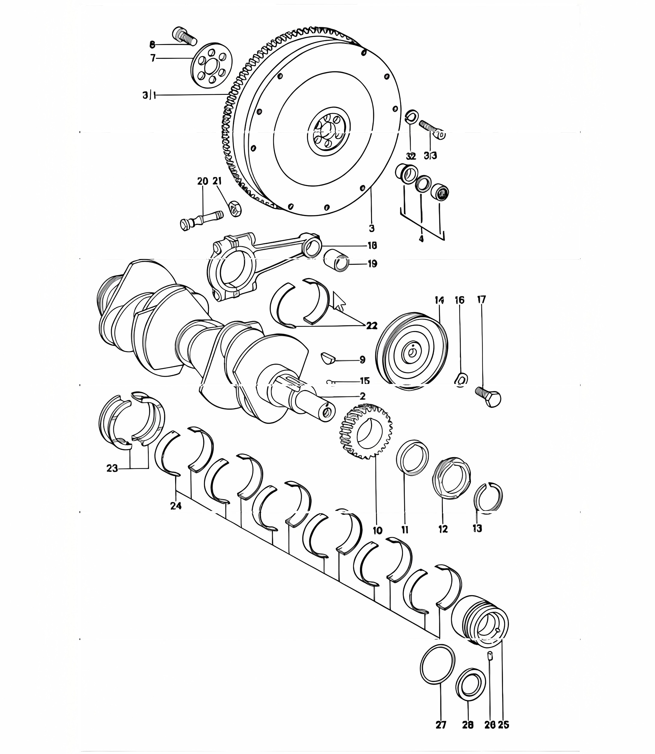 Crankshaft 911 1974-77